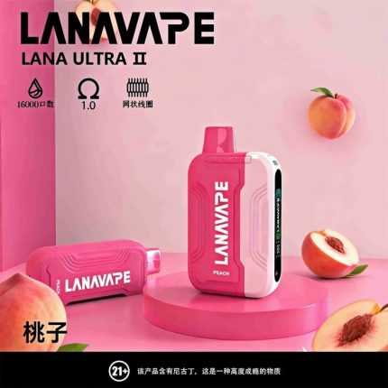 【桃子】【LANA 16000口拋棄式電子煙】16K超長續航・穩定霧化首選｜台灣現貨 711到付